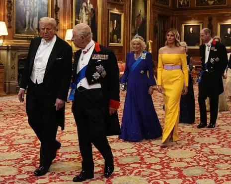 The Royal Family Present Grand Welcome Amid Demonstrations; Kimmel Taken Off Air Over Kirk Comments